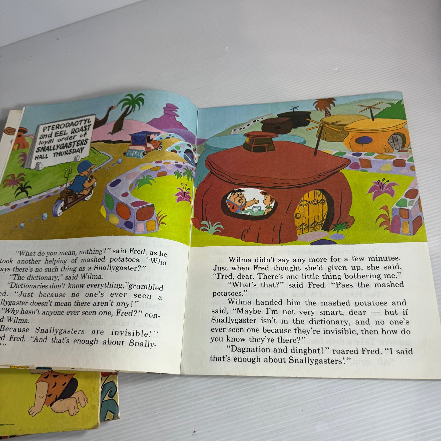 Vintage Flintstone 1970's Giant Durabooks for Children x 6 Books (2606)