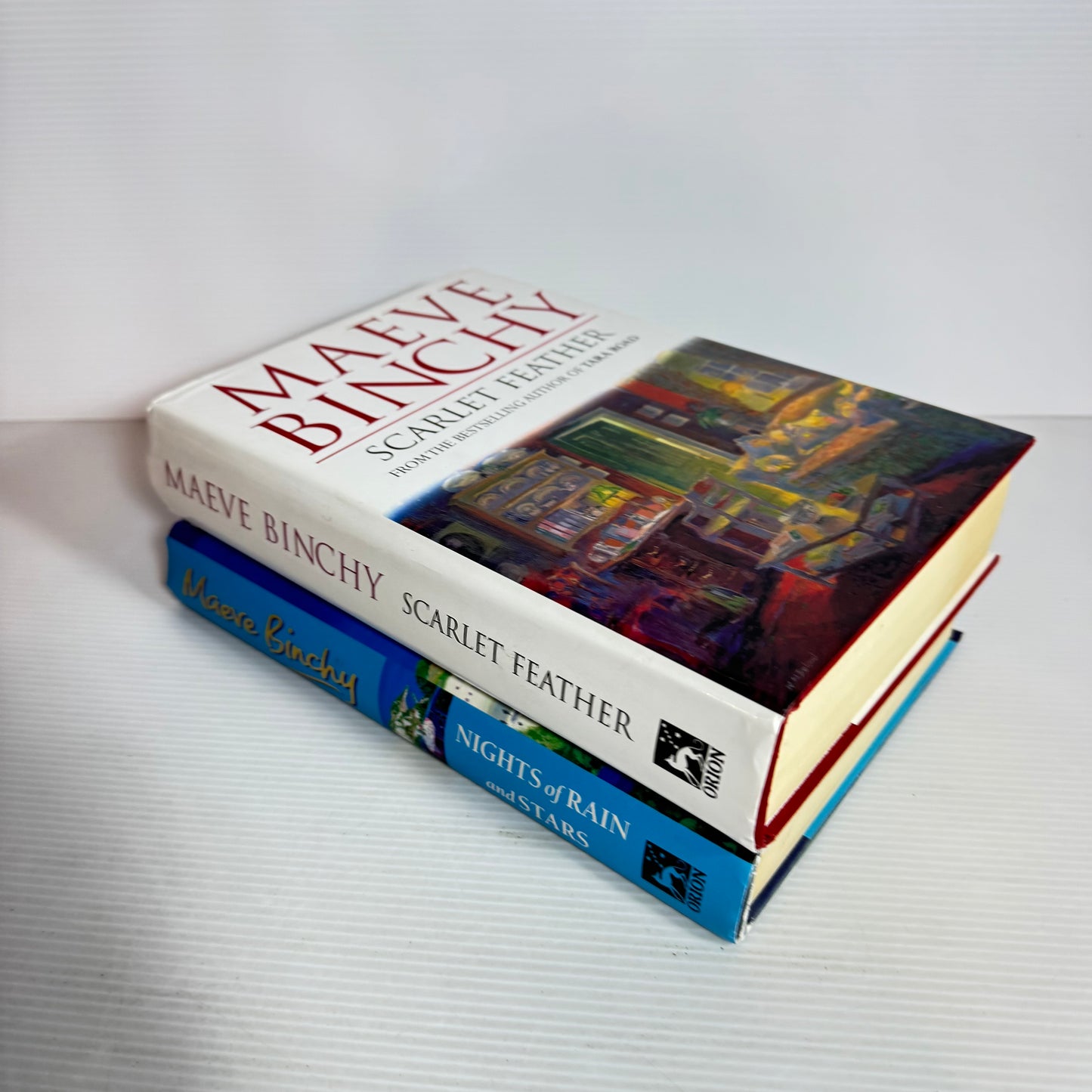 Maeve Binchy Book Bundle x 2 : Nights of Rain and Stars & Scarlet Feather (2437)