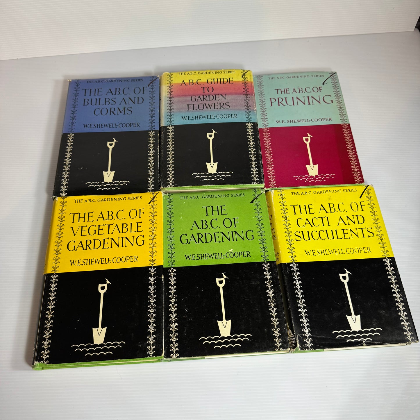 The A.B.C. Gardening Series Book Bundle x 17 - W. E. Shewell-Cooper (Vintage 1949 - 1961) (3060)