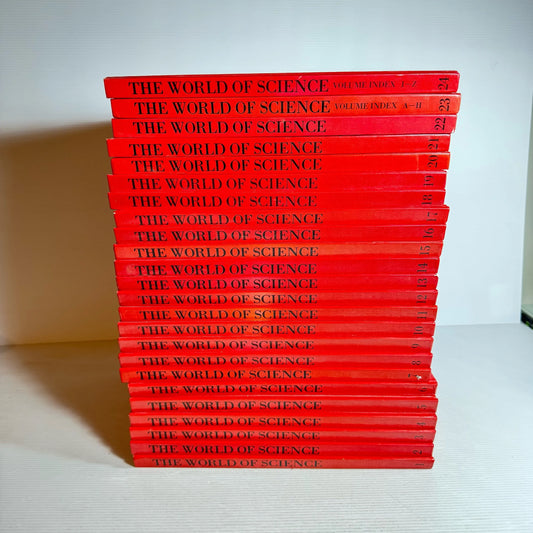 The World Of Science Book Bundle x 24 Books 1-24 (Vintage 1989)