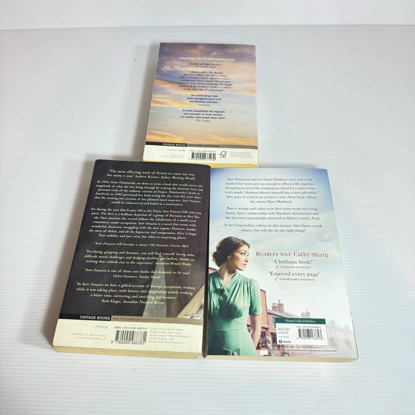 Historical Romance Book Bundle x 3 Books : Various Authors (2190)