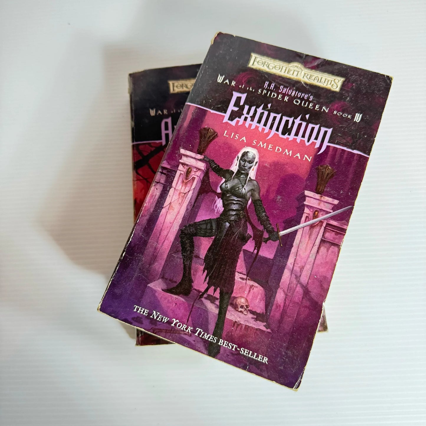 R.A. Salvatore Book Bundle War of The Spider Queen Series Books 4 & 5 : Extinction & Annihilation (2042)