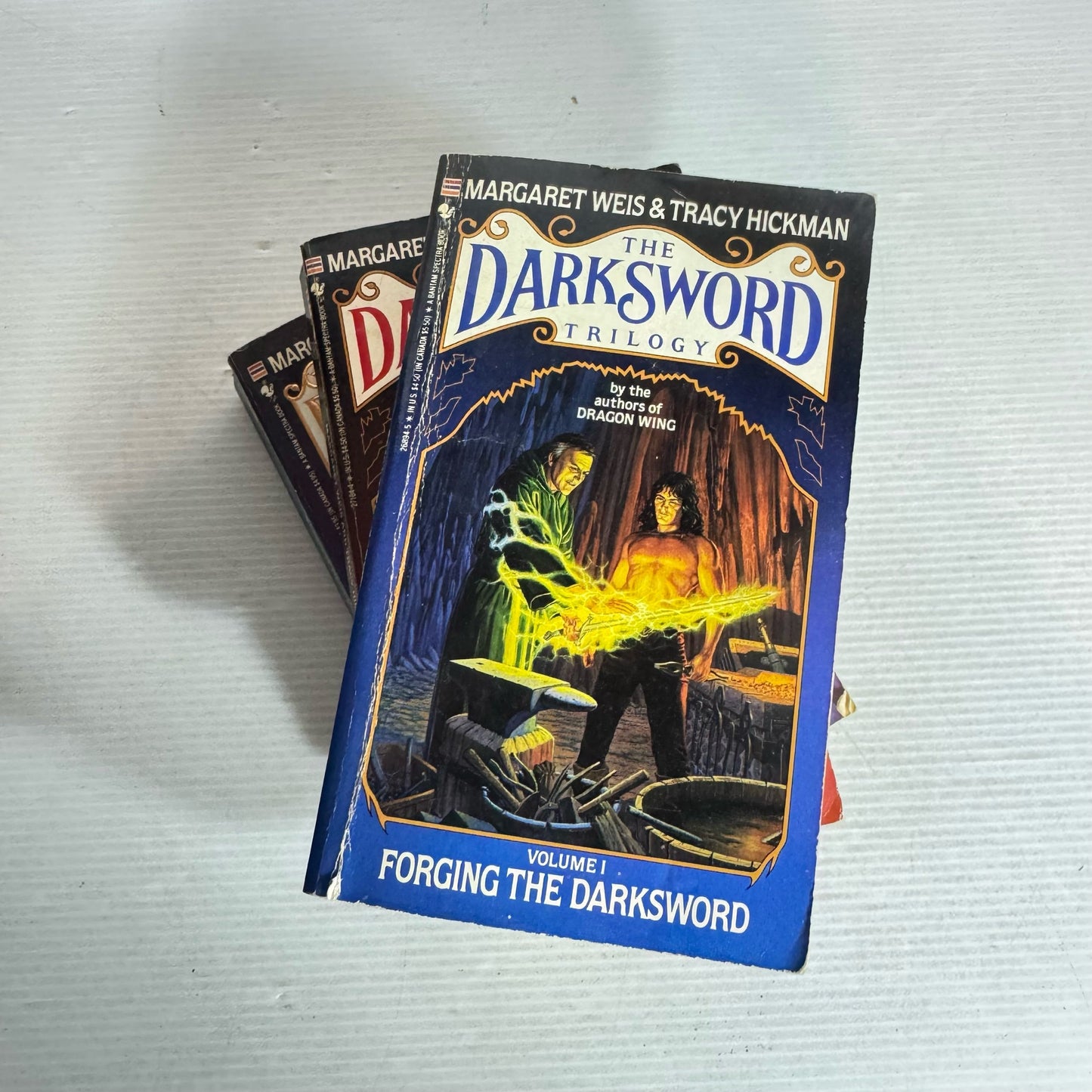 The Darksword Trilogy Vol 1-3 - Margaret Weis & Tracey Hickman (Vintage 1988) (2099)