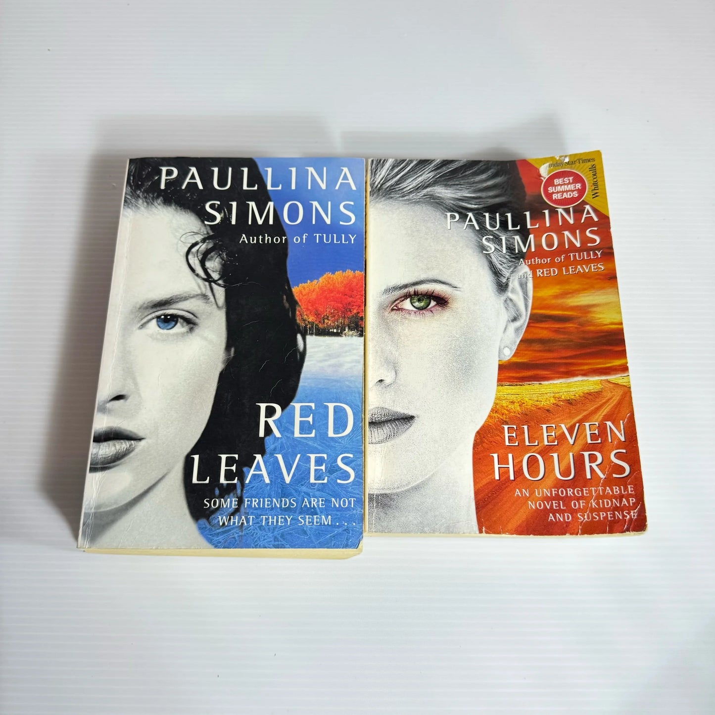Paullina Simons Book Bundle x 2 Books : Eleven Hours & Red Leaves (309)