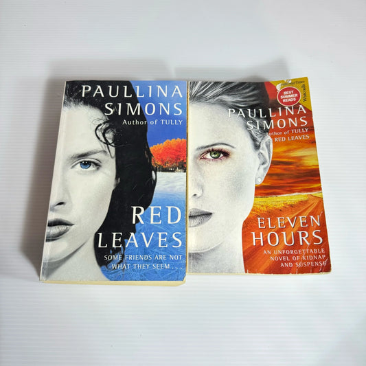 Paullina Simons Book Bundle x 2 Books : Eleven Hours & Red Leaves (309)
