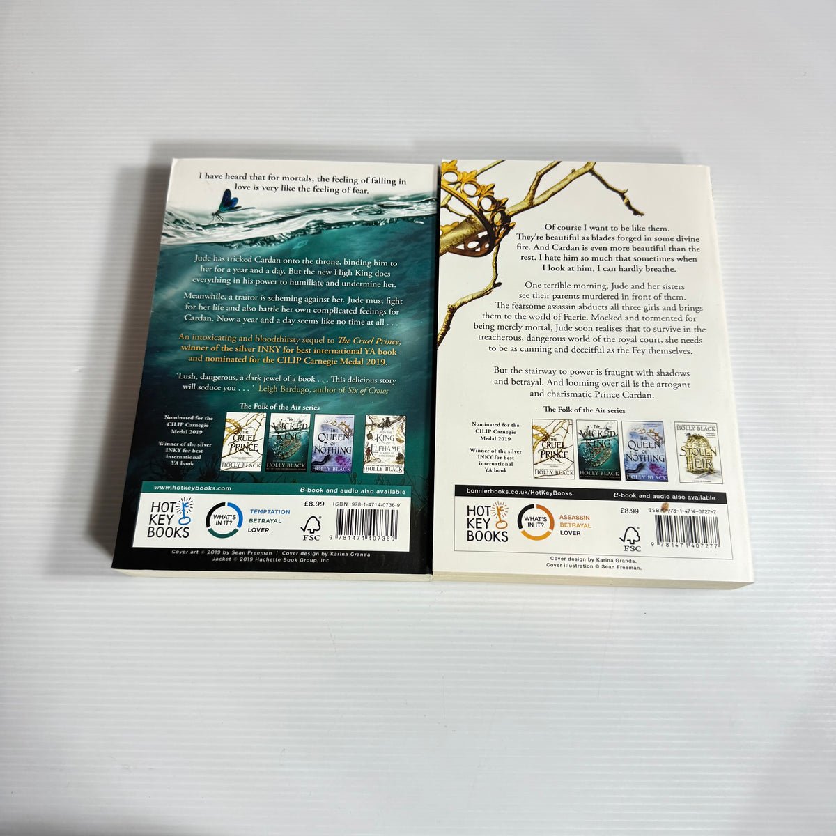 The Folk of the Air Series Bundle x 2 : The Cruel Prince & The Wicked King - Holly Black (New) (3473)
