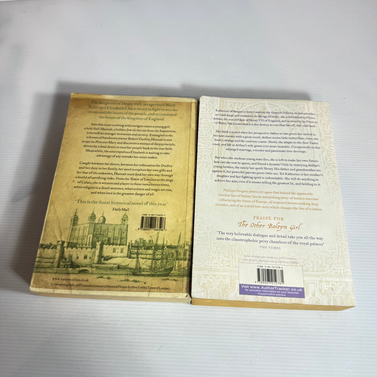 Philippa Gregory Book Bundle x 2 : The Constant Princess & The Queen's Fool (2433)