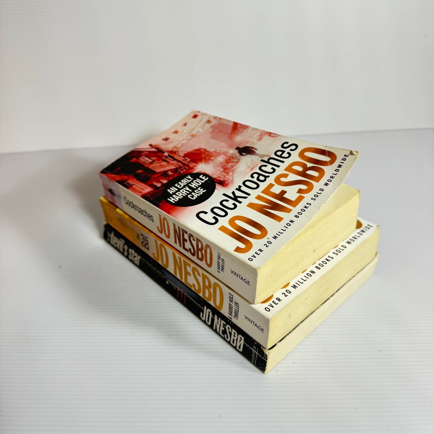 Jo Nesbo Book Bundle x 3 : Cockroaches, The Bat, The Devil's Star (3090)