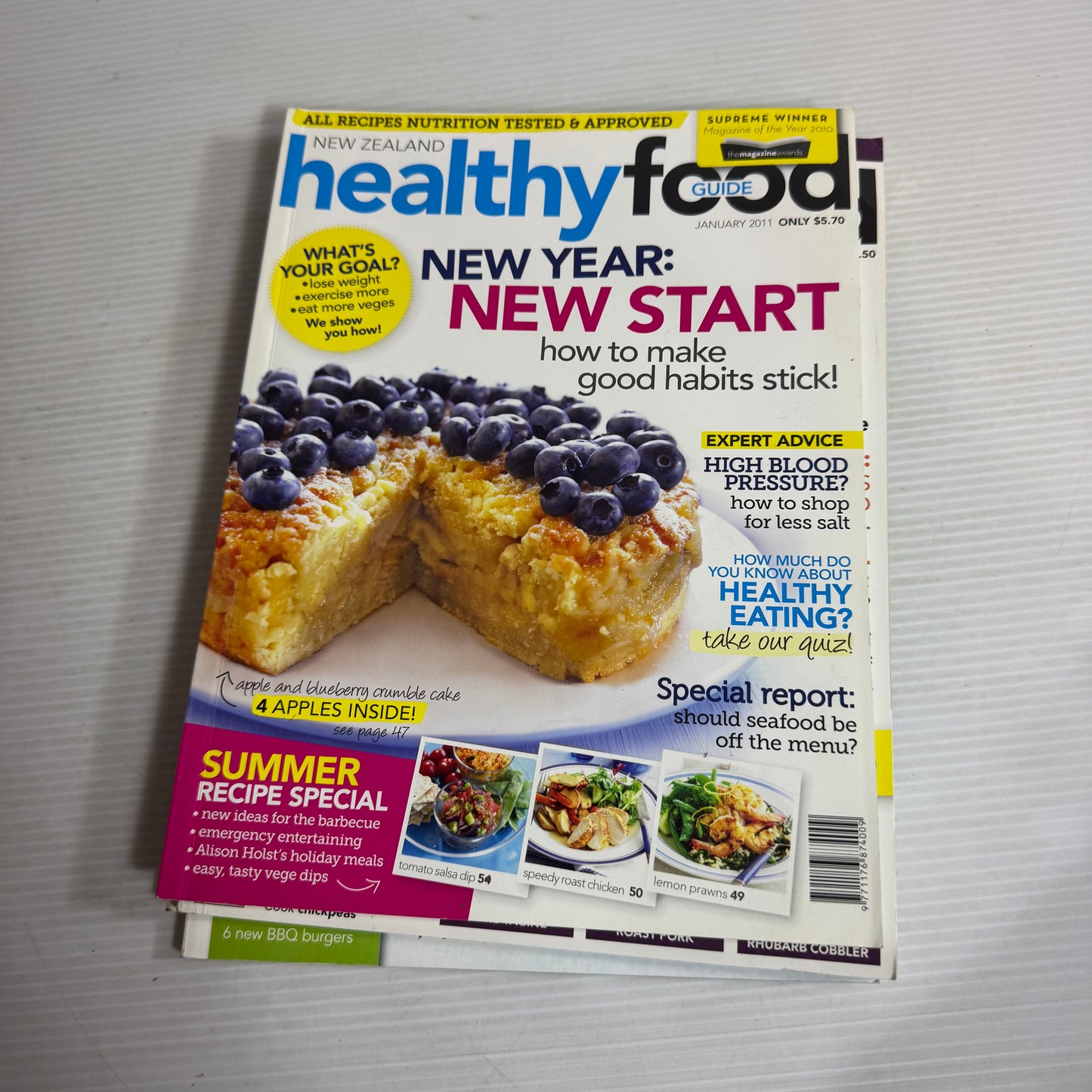 New Zealand Healthy Food Magazine Bundle x 7 Magazines (2822)