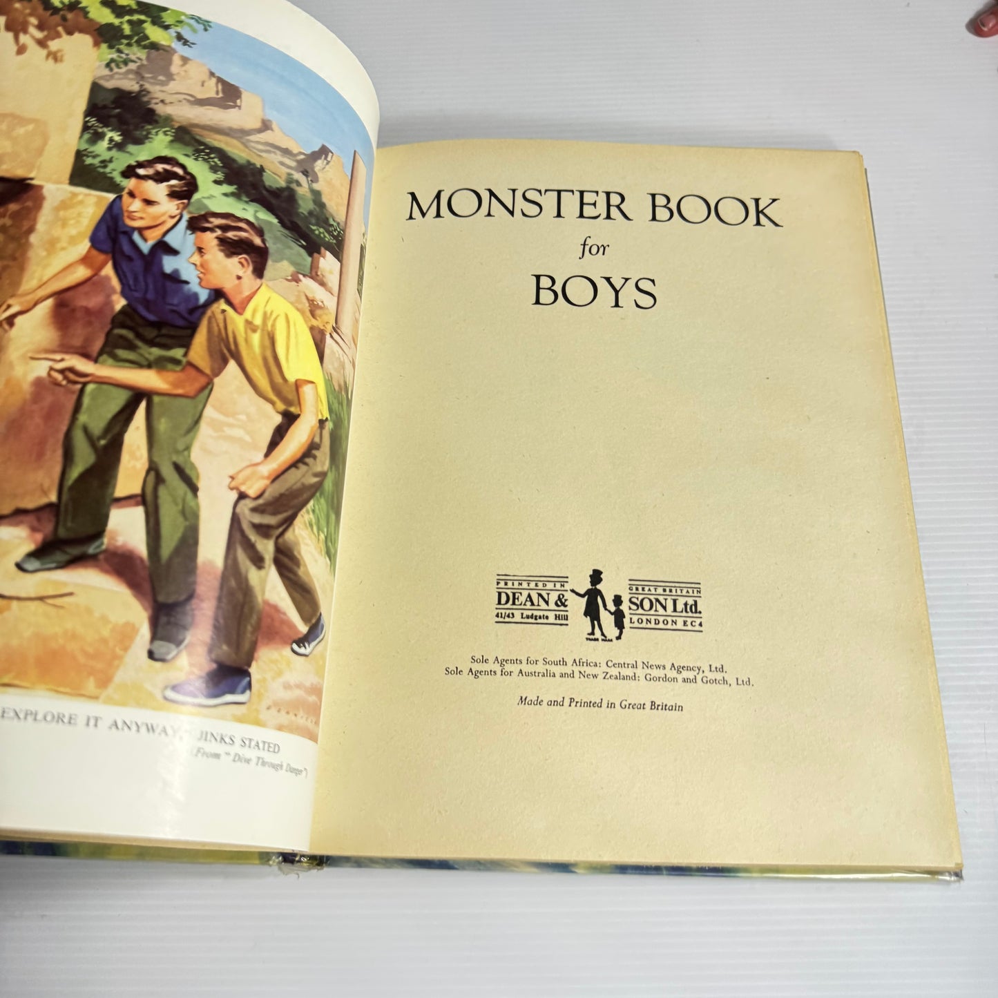 Monster Book of Boys - Dean (Vintage 1950's)