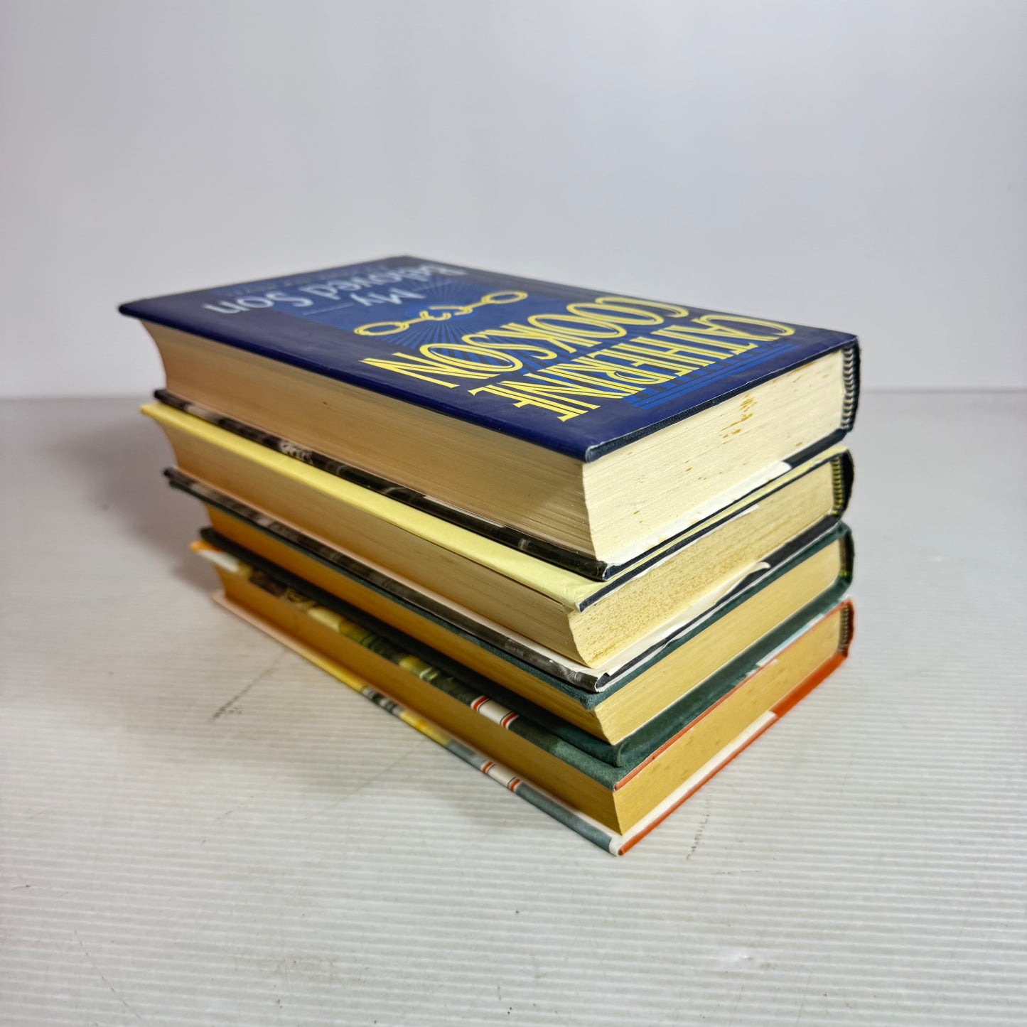 Catherine Cook Vintage Hardcover Bundle x 4 : The Man Who Cried, My Beloved Son, The Cultured Handmaiden, Justice is a Woman (2995)