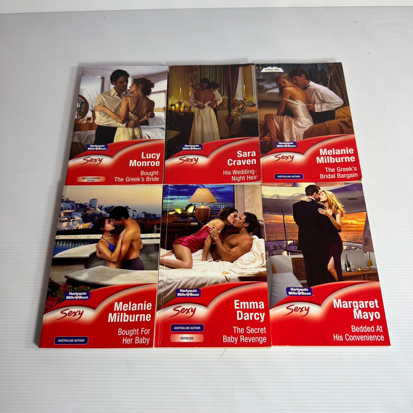Mills & Boon Sexy Book Bundle x 6 Books (3172)