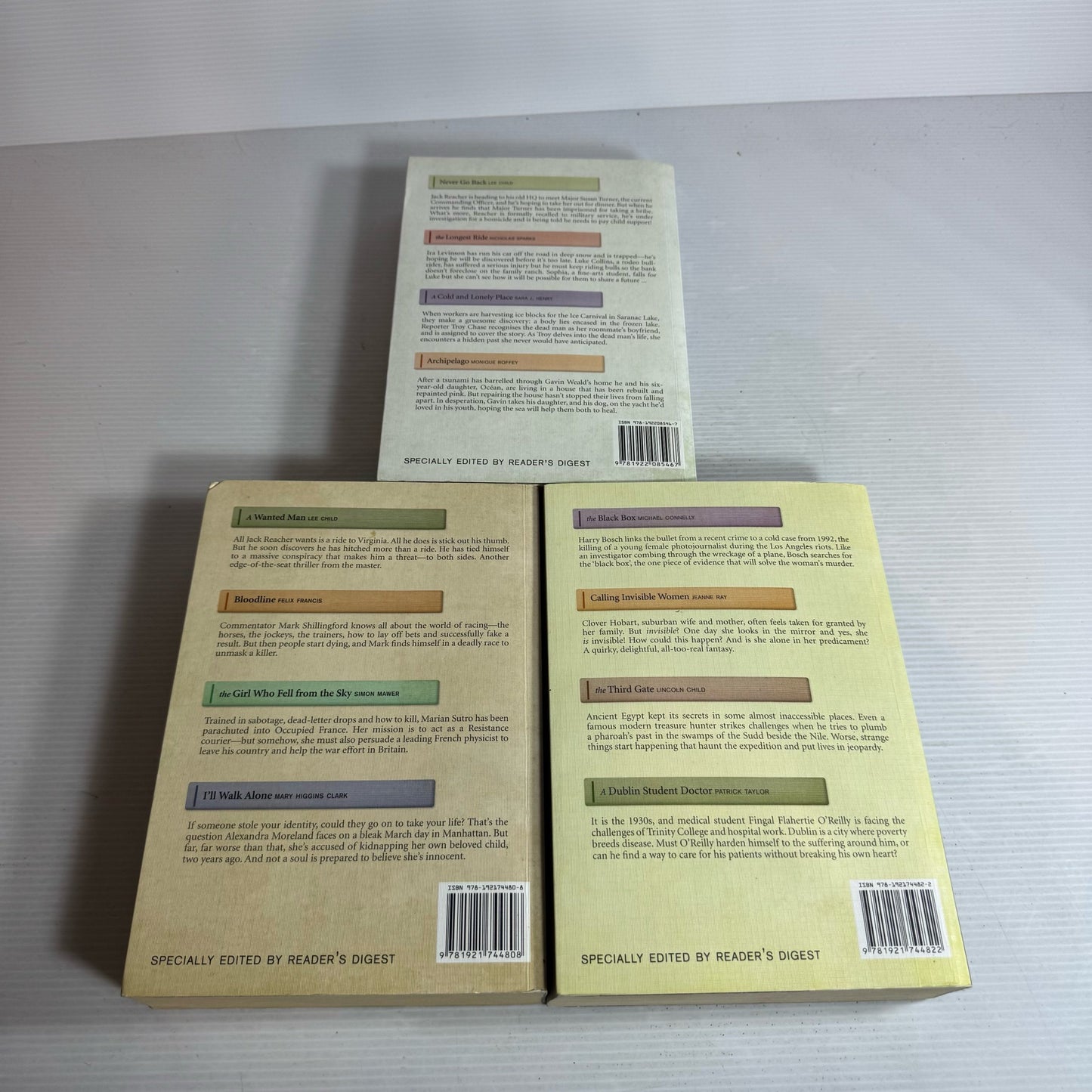 Today’s Best Fiction Book Bundle x3 (4 stories in each) - Readers Digest
