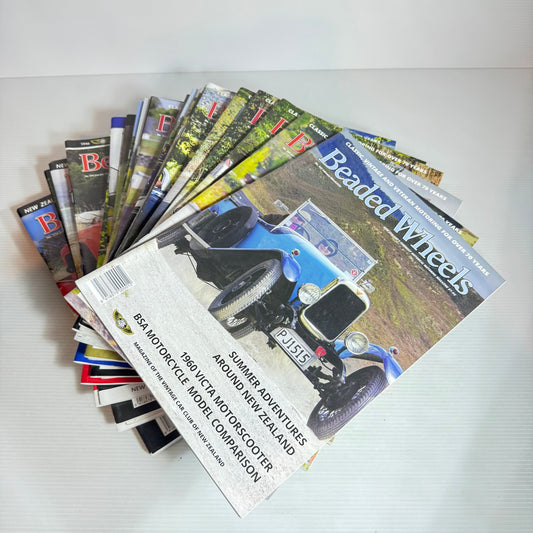 2015 - 2020 Beaded Wheels Magazine Bundle x 30 Magazines (2622)