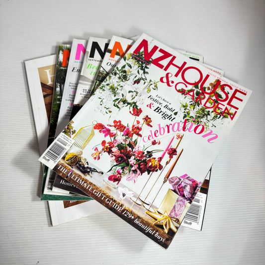 NZHouse & Garden Magazine Bundle x 6 Magazines (2613)