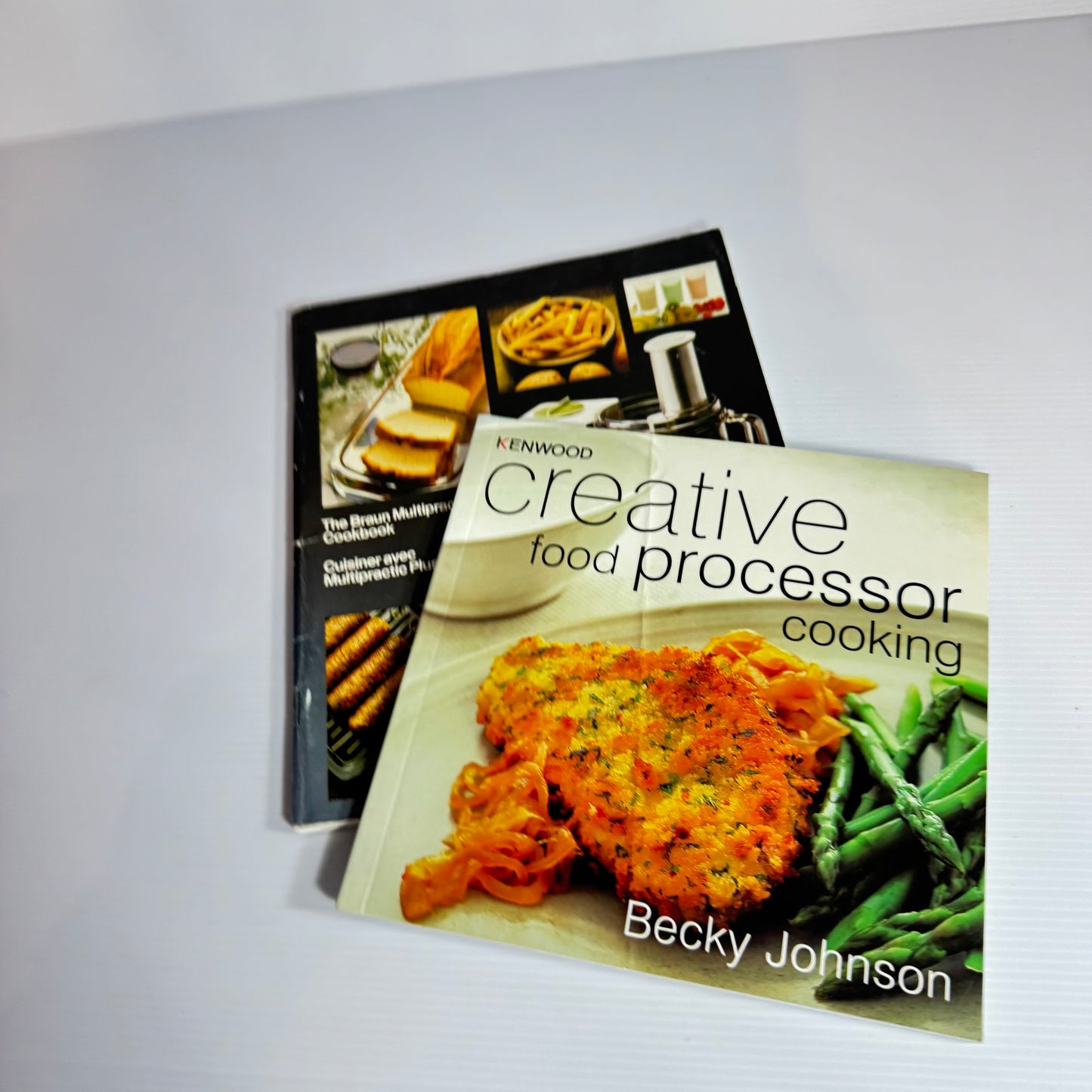 Kenwood & Braun Book Bundle x 2 : Kenwood Creative Food Processor Cooking - Becky Johnson & The Braun Multipractic Plus Cook Book (3066)