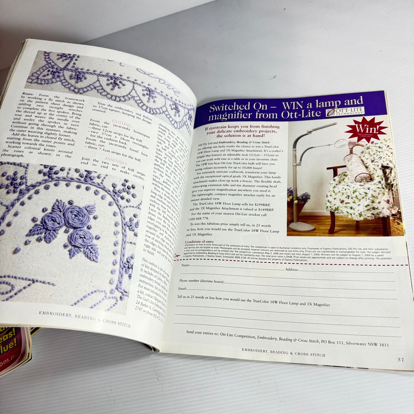 Embroidery Magazine Bundle x 5 Magazines (3239)