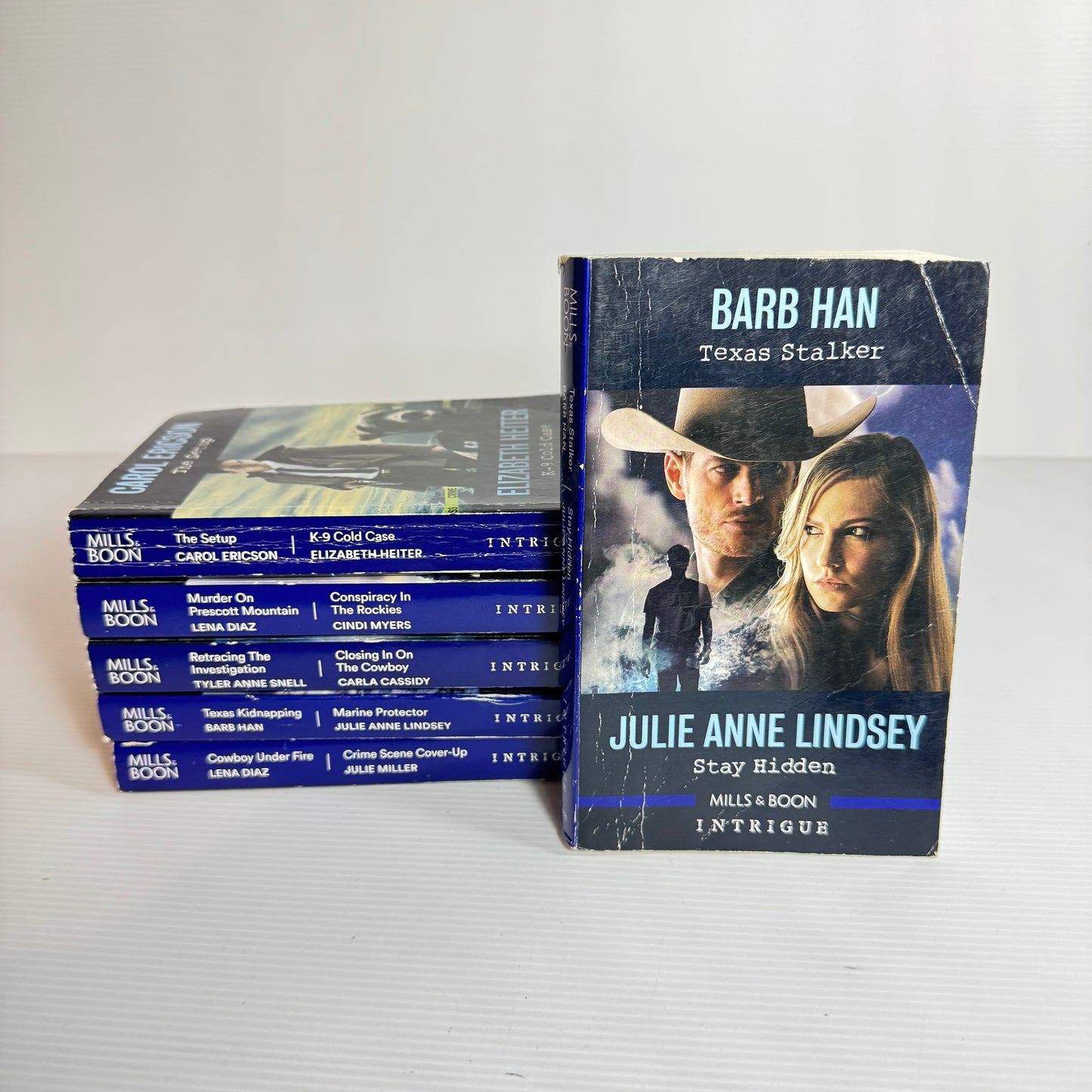 Mills & Boon Intrigue 2:1 Book Bundle x 6 Books : 12 Stories (3185)
