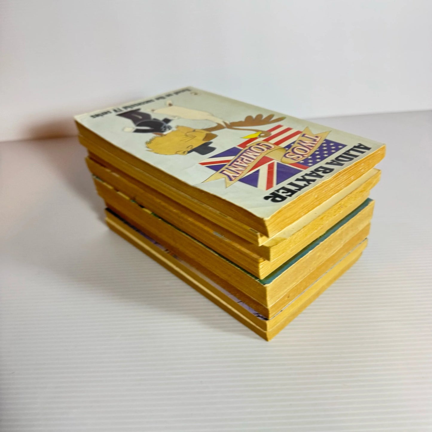 British TV Book Bundle x 8 Books : Various Authors and Programs (Vintage 1968-1993) (2194)