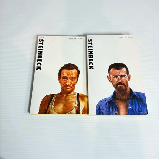 John Steinbeck Book Bundle x 2 Books : Sweet Thursday & Burning Bright (802)