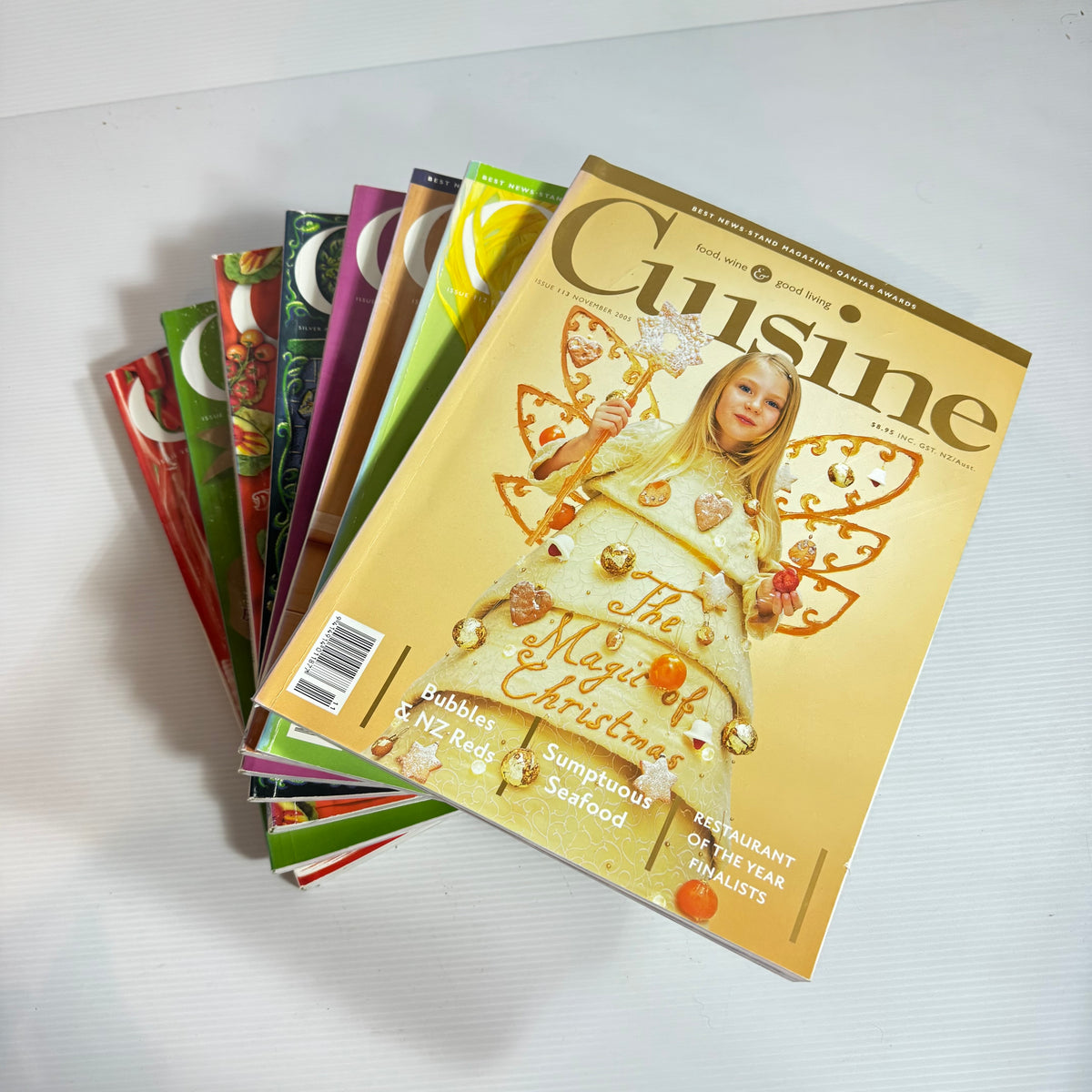 Cuisine Magazine Bundle x 8 : 2004-2005 Issues 103, 107, 108, 109, 110, 111, 112, 113 (3332)
