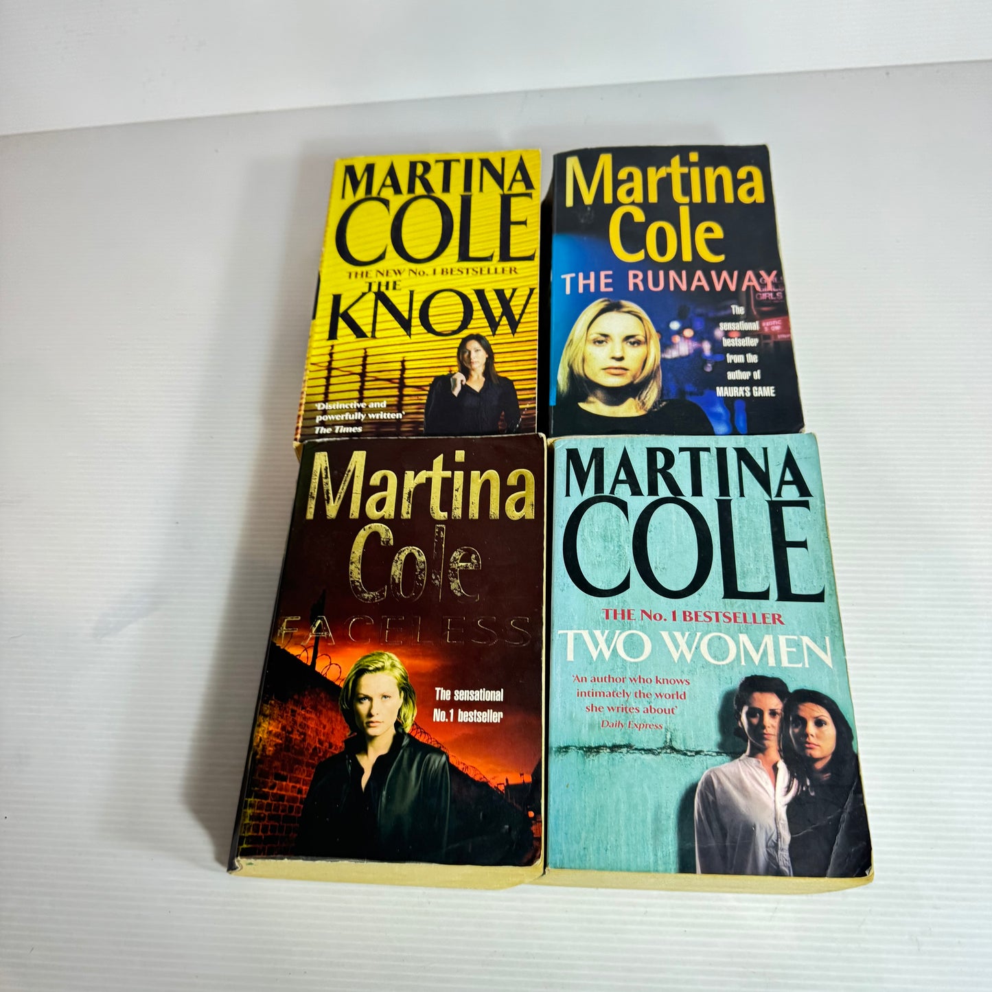 Martina Cole Small Paperback Book Bundle x 4 Books