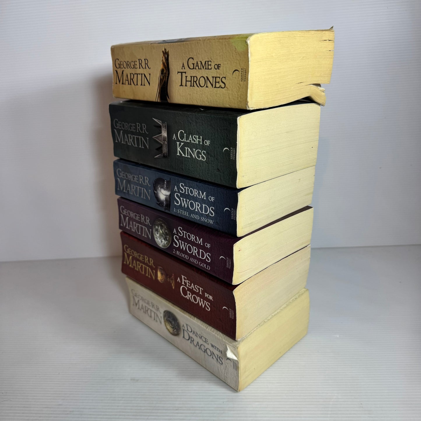 Game of Thrones Book Bundle x 6 Books - George R.R. Martin (2596)