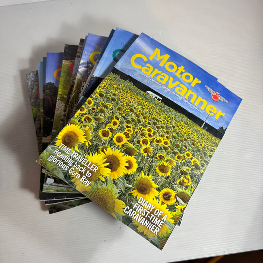 The Motor Caravanner Magazine Bundle x 14 Magazines (2603)