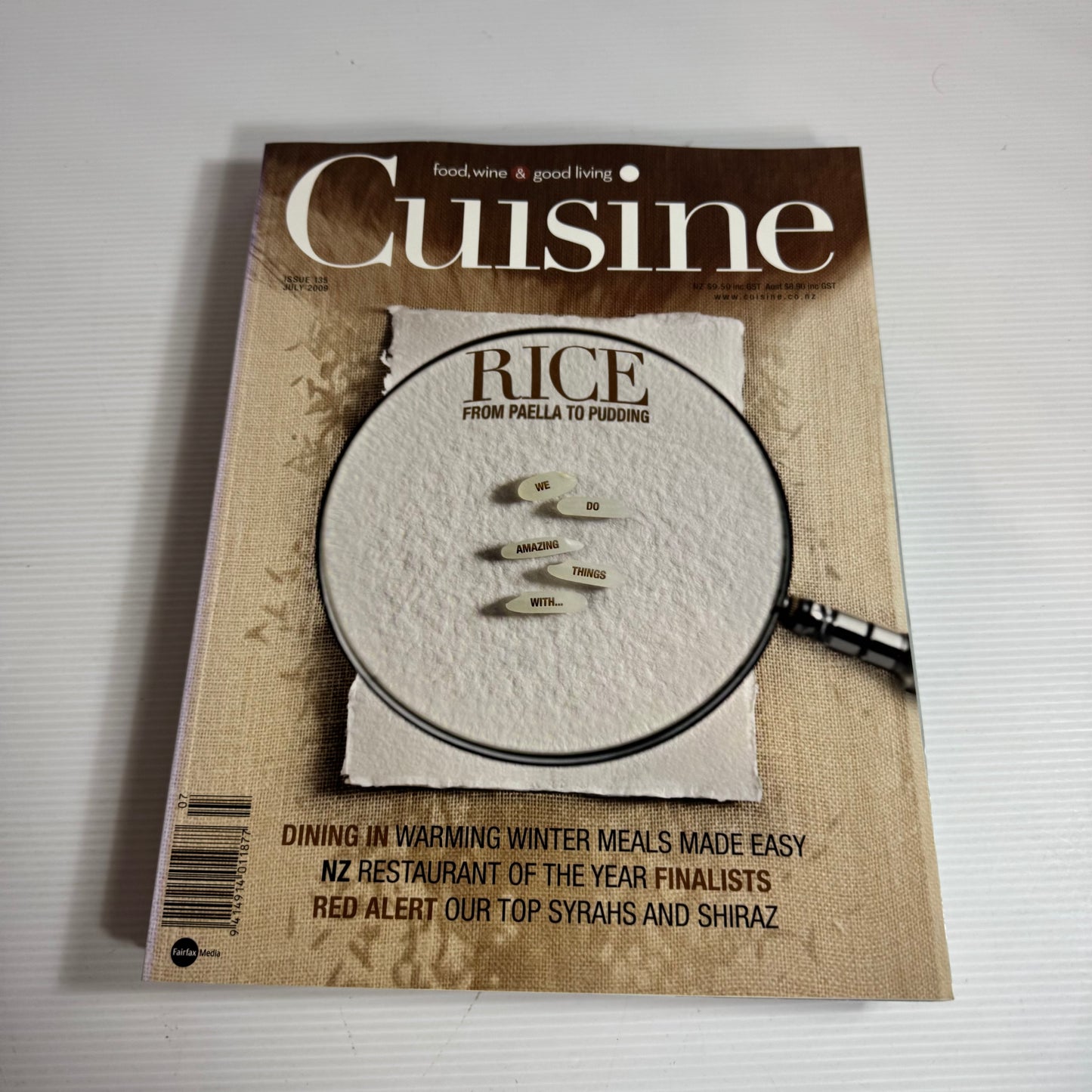 Cuisine Magazine Bundle x 6 : 2009 Issues 137, 136, 135, 134, 133, 132 (3336)