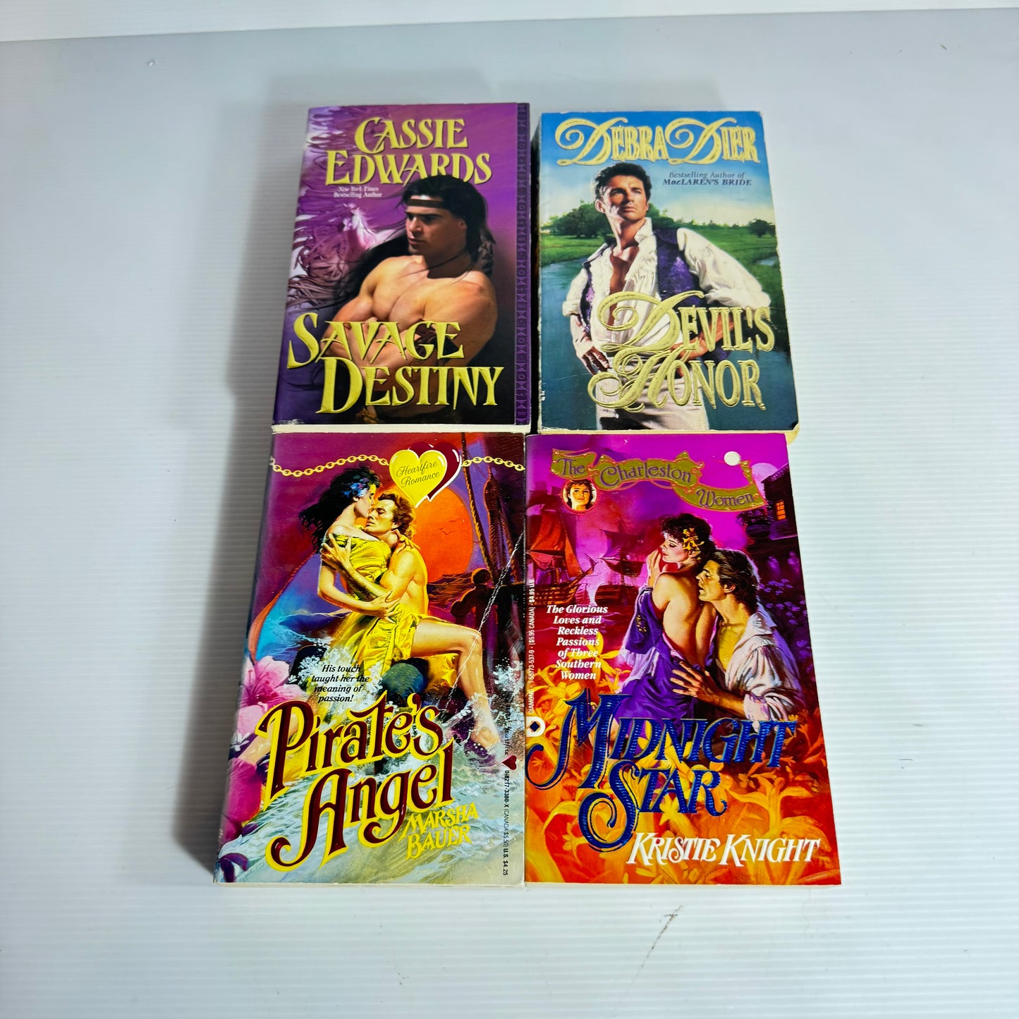 Historical Sexy Romance Book Bundle x 4 Books : Mixed Authors (3190)