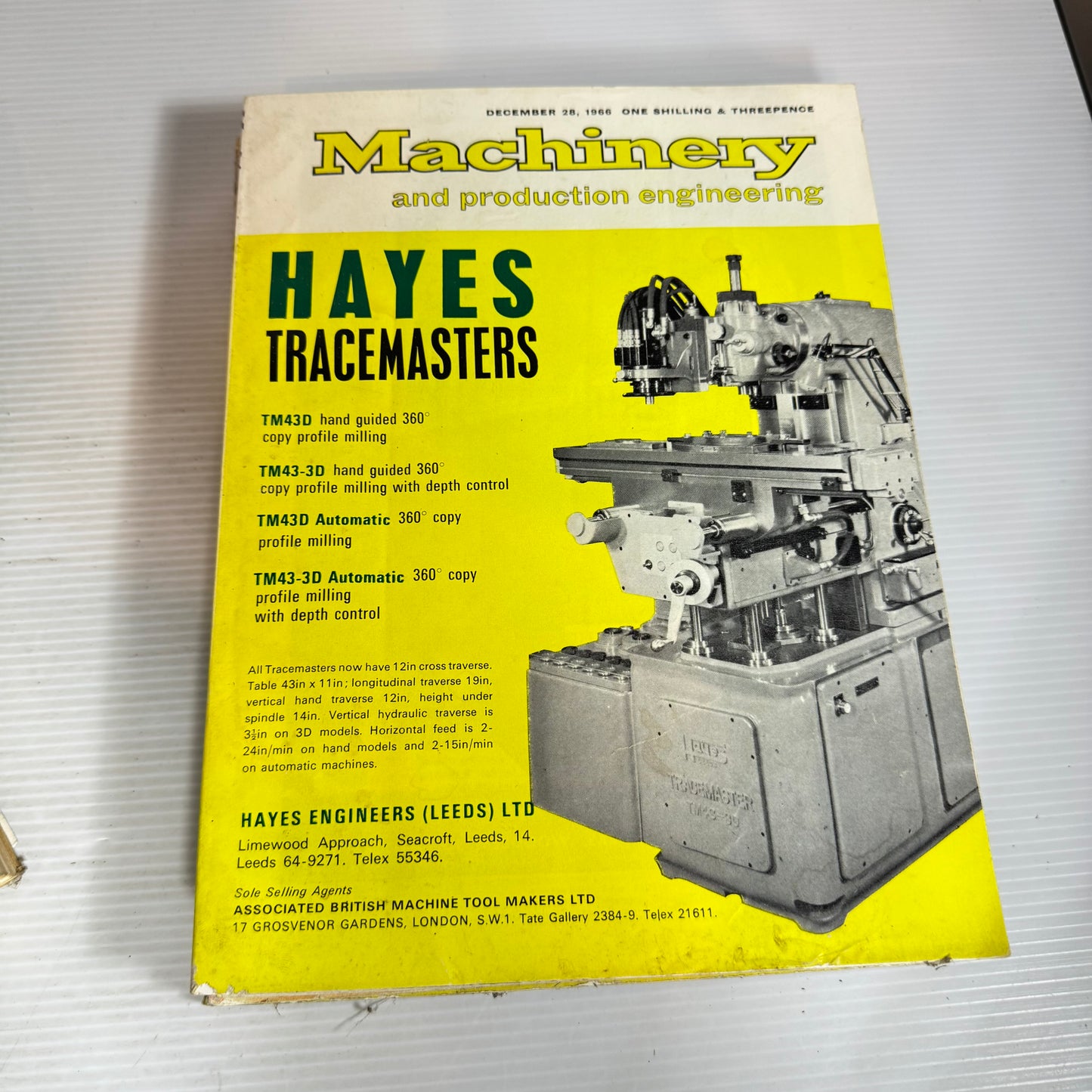 Machinery and Production Engineering Magazine Book Bundle x 7 (Vintage)(2545)