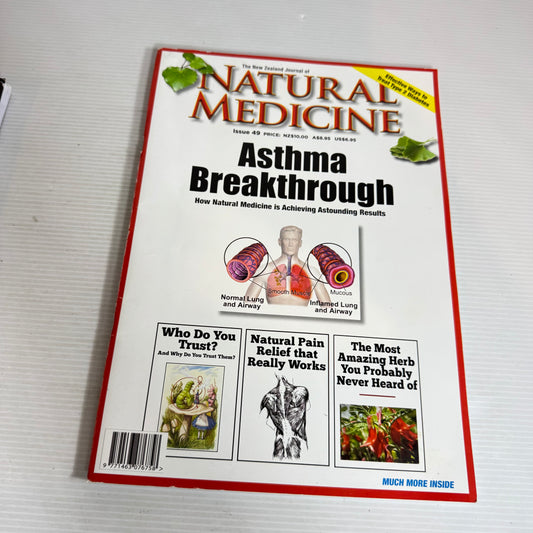 The New Zealand Journal of Natural Medicine Magazine Bundle x 3 : Issues 47, 49, 50 (2548)