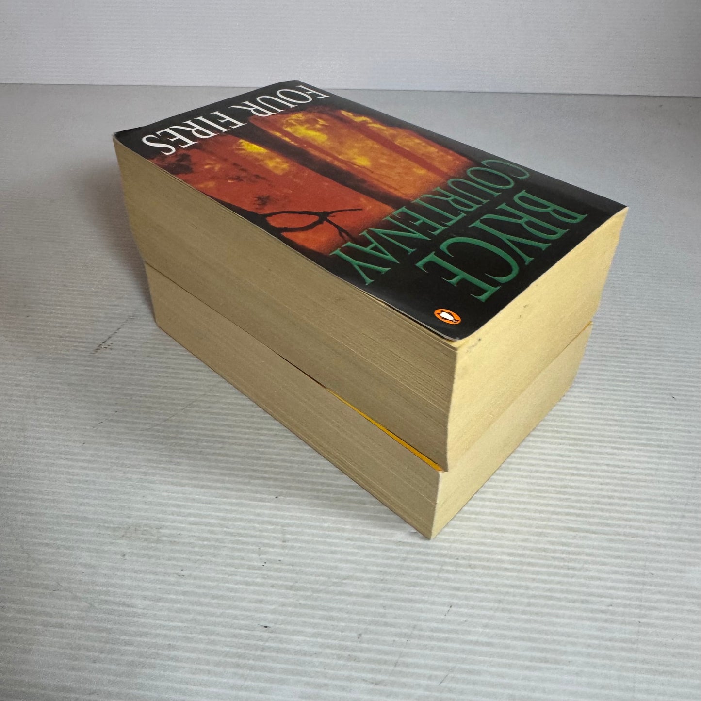 Bryce Courtenay Book Bundle x 2 : Four Fires & Jessica (2979)