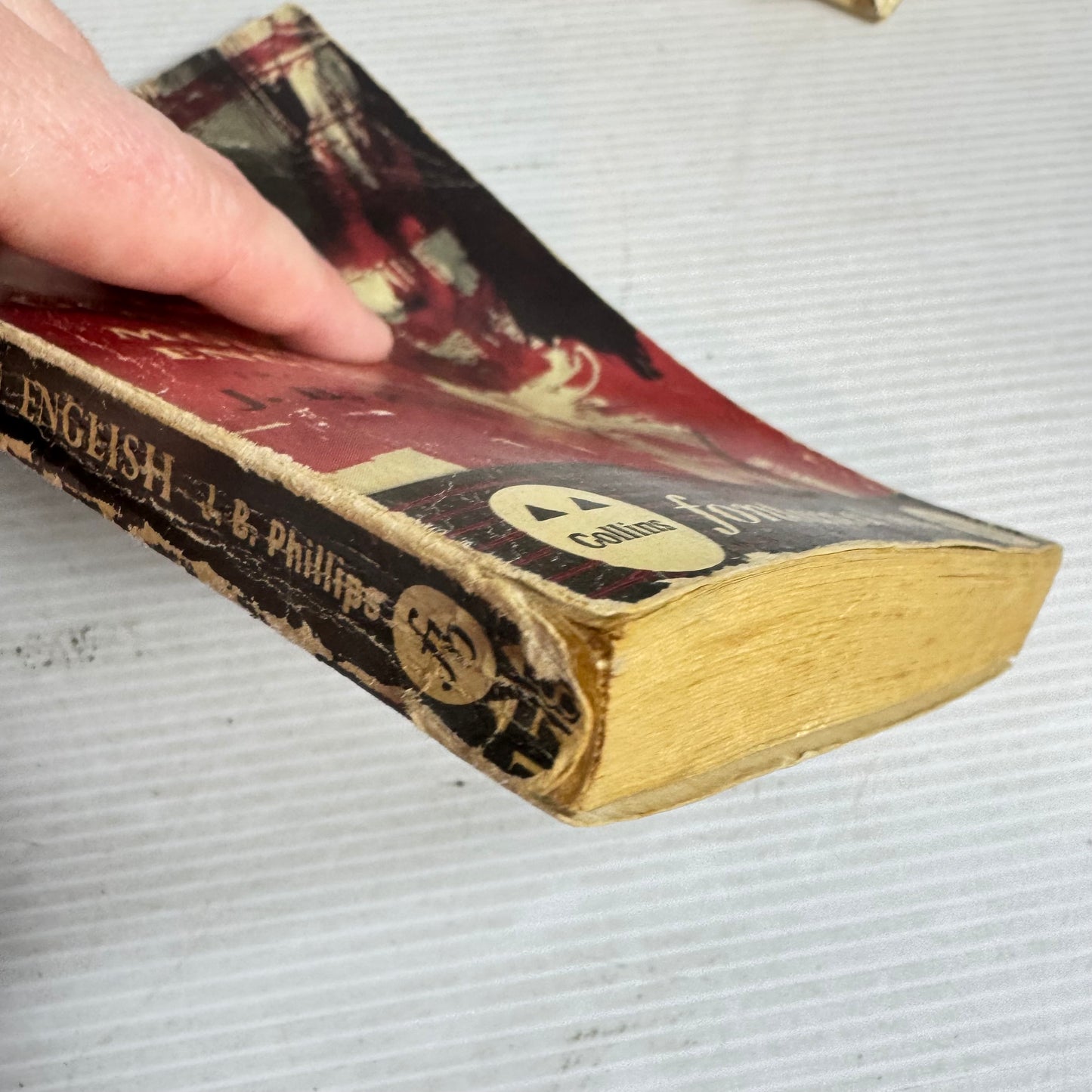 J.B. Phillips Vintage Book Bundle x 2 : The Young Church in Action & The Gospels in Modern English (1959)(2876)