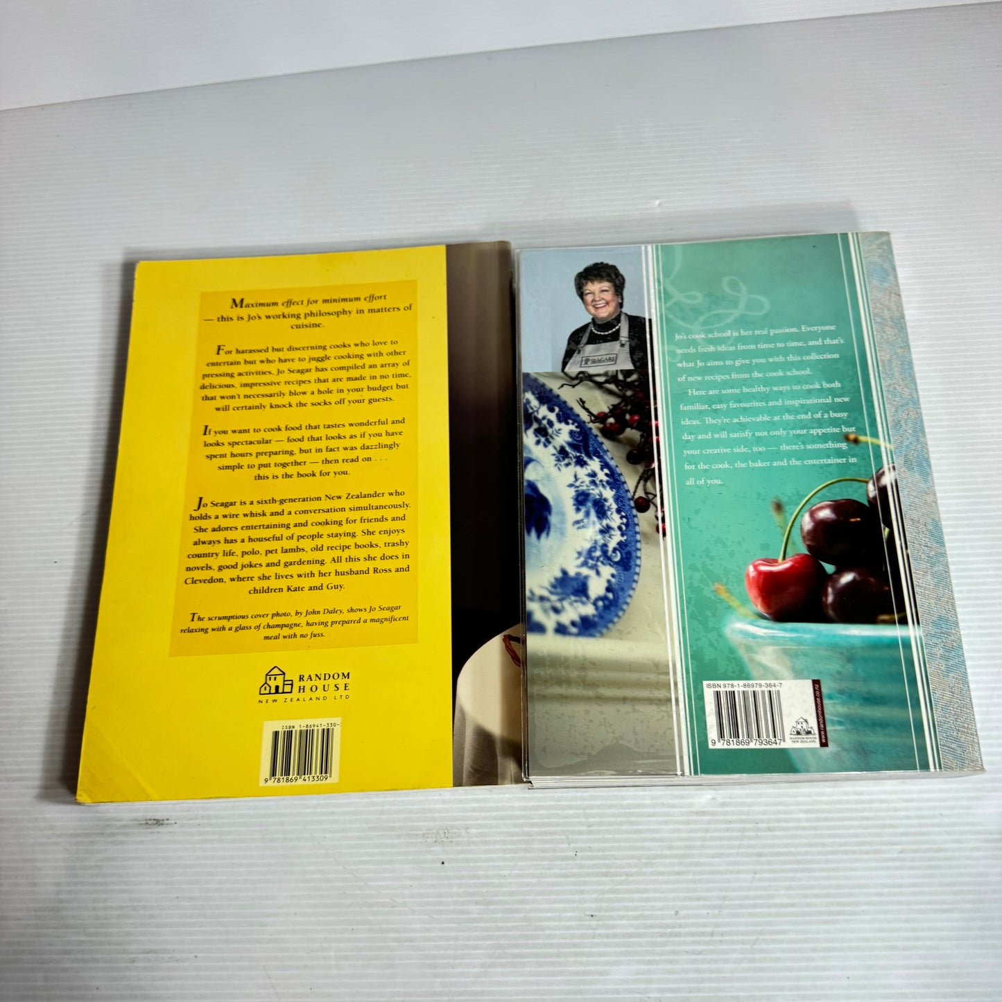 Jo Seagar Cookbook Bundle x 2 : The Cook School Recipes & You Shouldn't Have Gone to So Much Trouble, Darling (Vintage 1977)(2926)