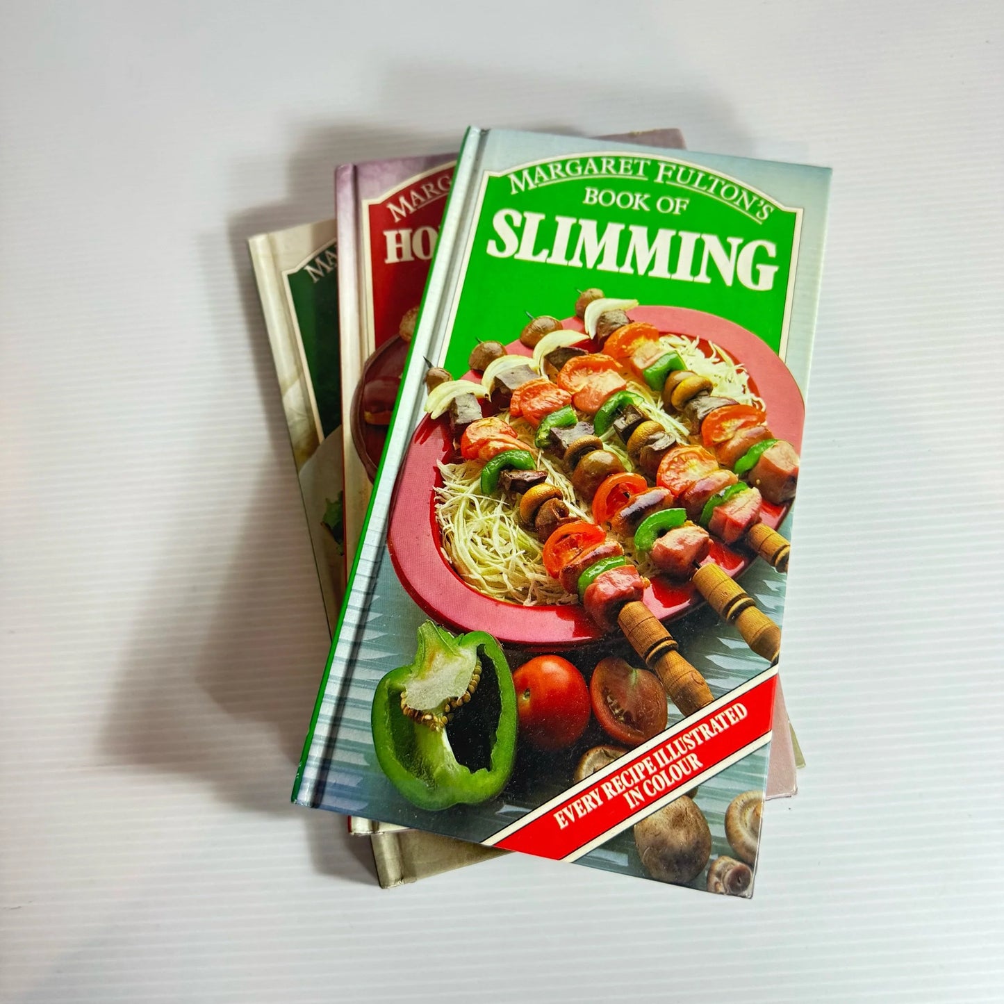 Margaret Fulton's Cook Book Bundle x 3 : Cooking for Two, Home Baking & Slimming (Vintage 1980's) (2206)