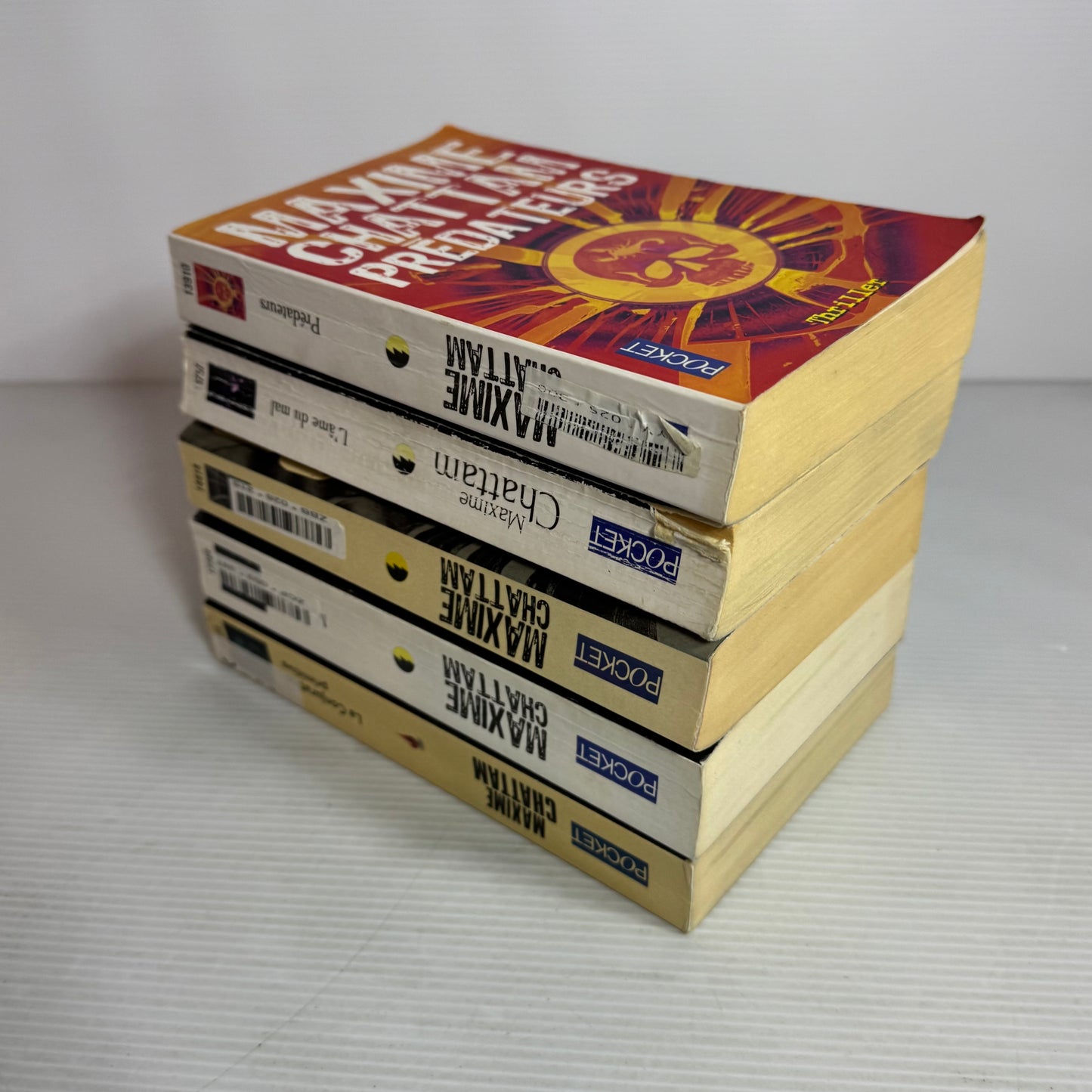 Maxime Chattam French Language Thriller Book Bundle x 5 Books (2570)