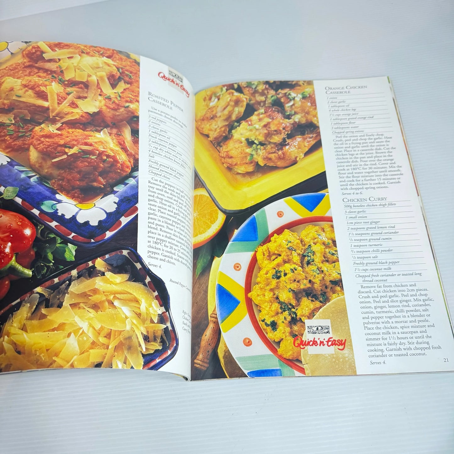 Quick 'n' Easy Cook Book Bundle x 2 : Salads : Dressings & More, & Chicken : Starters, Stir Fries, Roasts & More (2265)