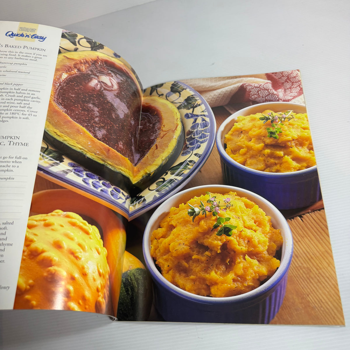 Vintage Cookbook Bundle x 4 Books : The Australian Women's Weekly Celebration Cookbook, Quick 'n' Easy Italian, Barbecues, Potatoes & Pumpkin (3303)