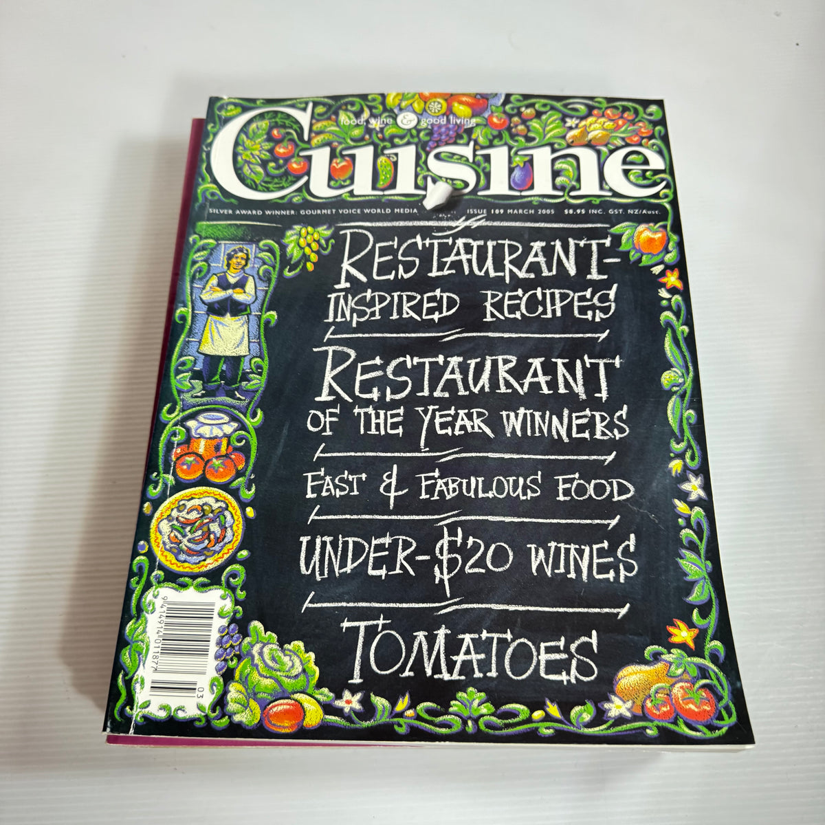 Cuisine Magazine Bundle x 8 : 2004-2005 Issues 103, 107, 108, 109, 110, 111, 112, 113 (3332)