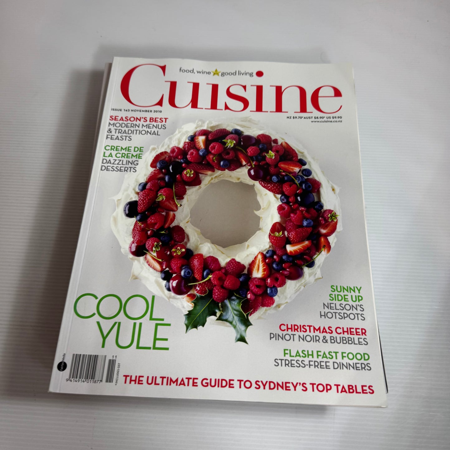Cuisine Magazine Bundle x 6 : 2010 Issues 138, 139, 140, 141, 142, 143 (3337)