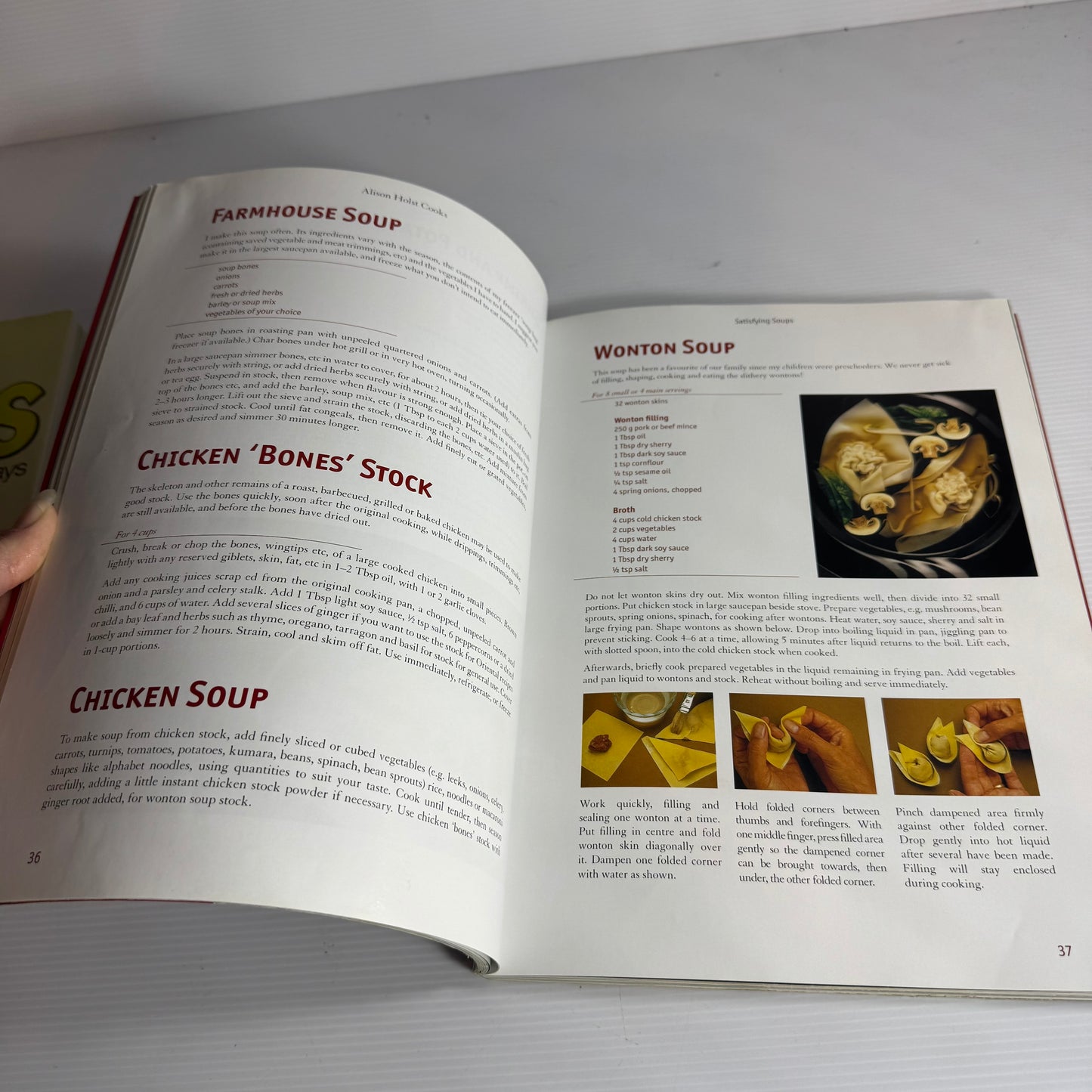 Alison Holst Cookbook Bundle x 2 : Cooks : Cool Food For Warmer Days & Warming Food For Cooler Days (3250)