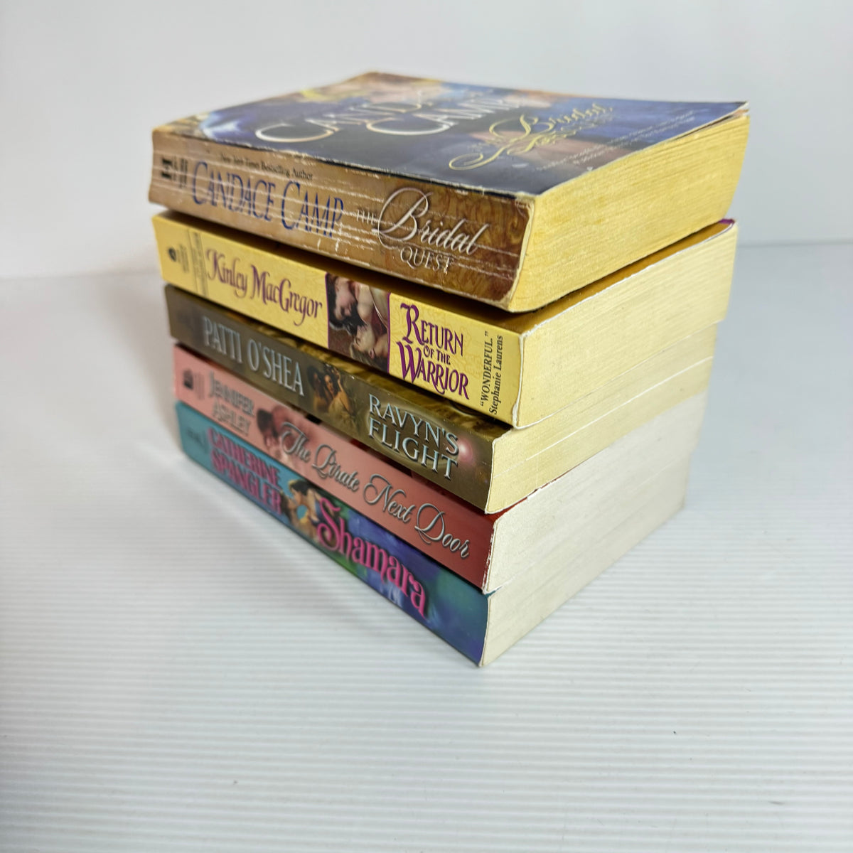 Historical Romance Bundle x 5 : Ravyn's Flight - Patti O'Shea, Return of the Warrior - Kinley MacGregor, The Bridal Quest - Candace Camp, The Private Next Door - Jennifer Ashley, Shamara - Catherine Spangler(3356)