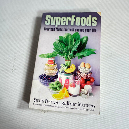 Health Food Guides Book Bundle x 3 : SuperFoods - Steven Pratt, M.D. & Kathy Matthews, The Chemical Maxe - Bill Statham, For Goodness Sake! - Merren Parker (2885)(2885)