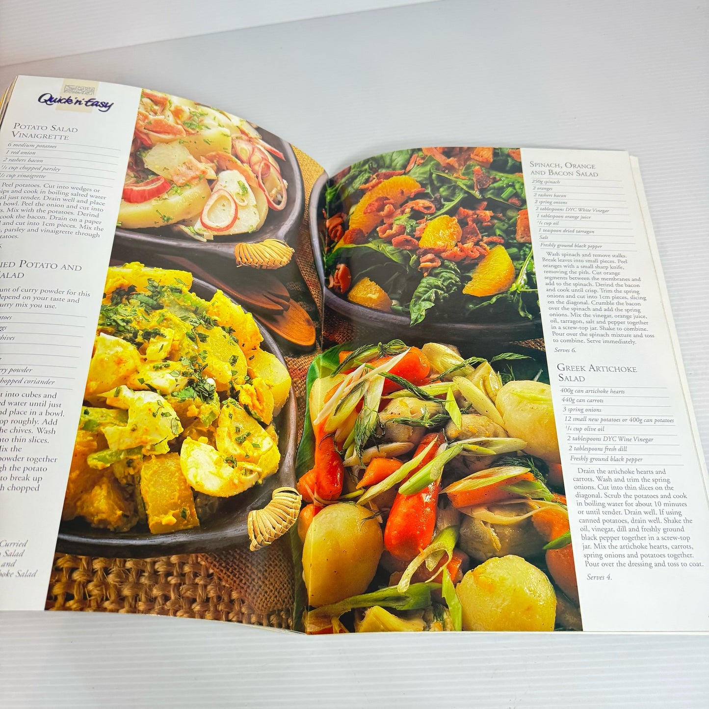 Quick 'n' Easy Cook Book Bundle x 2 : Salads : Dressings & More, & Chicken : Starters, Stir Fries, Roasts & More (2265)