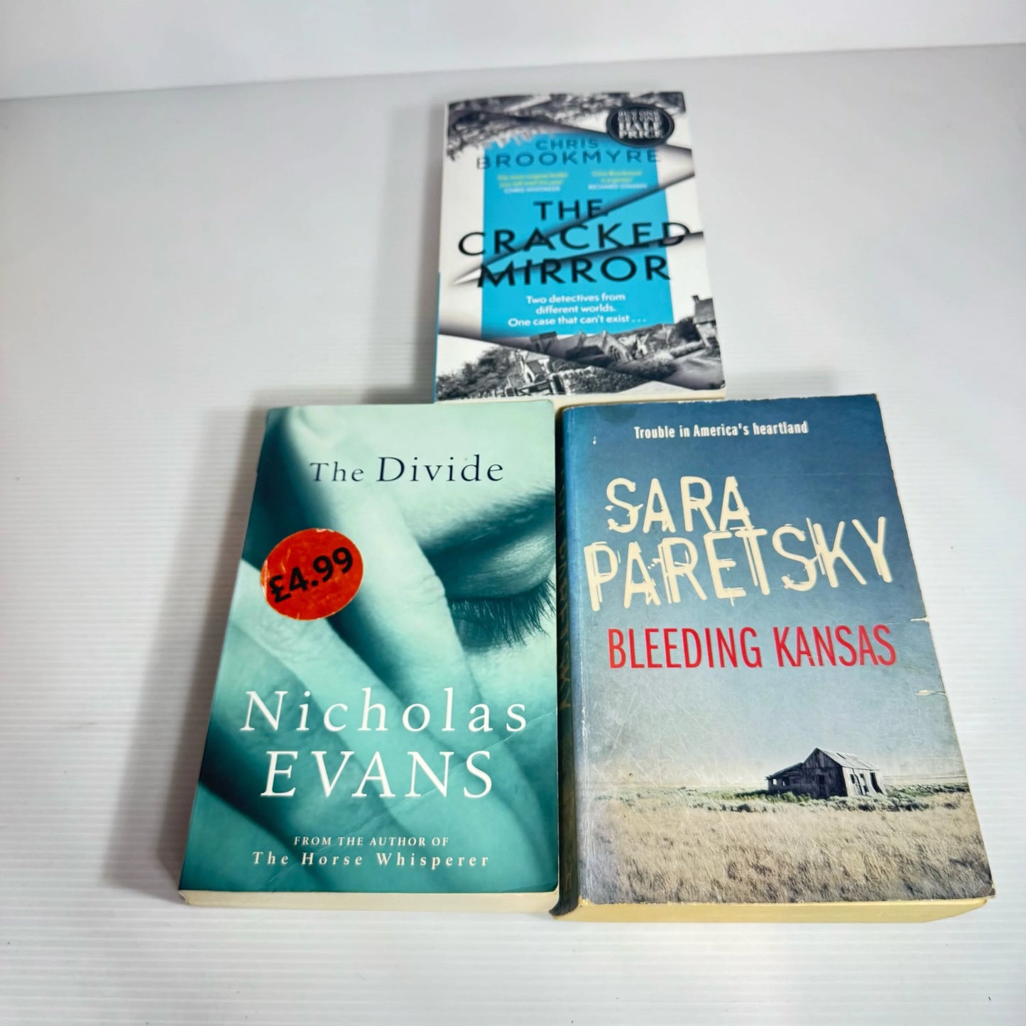 Thriller Suspense  Book Bundle x 3 Books : Mixed Authors (2296)