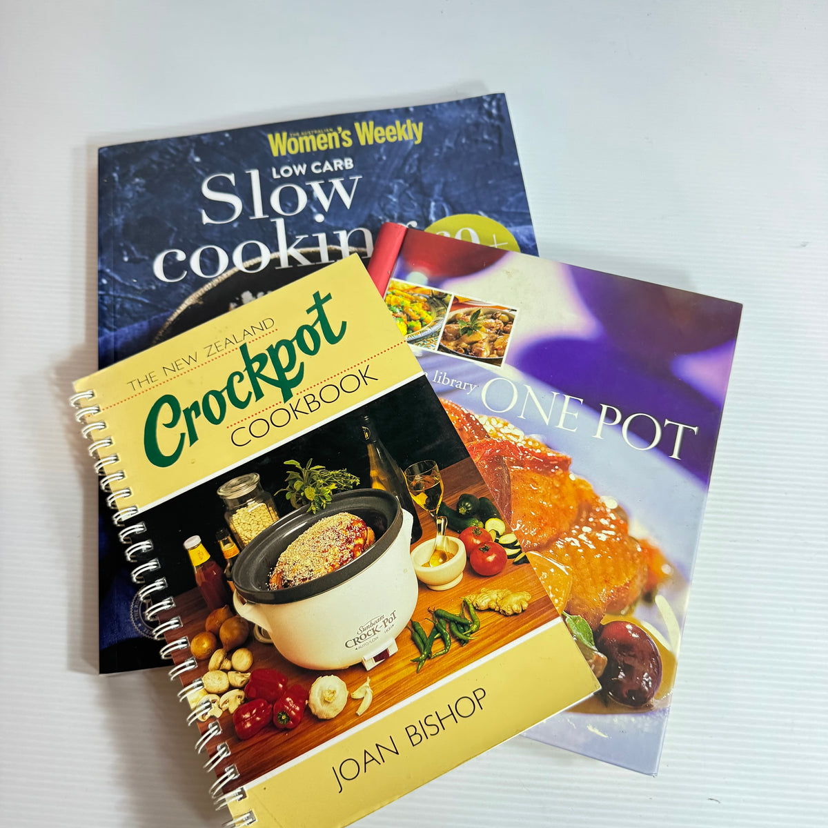 Crockpot & One Pot Cookbook Bundle x 3 Books (3322)