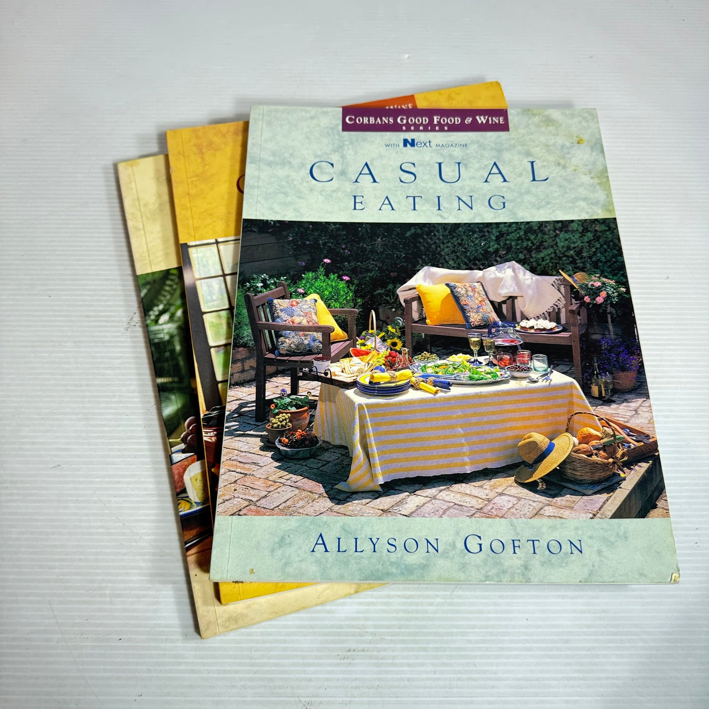 New Zealand Wine & Food Cookbook Bundle x 3 : Good Wine Bad Language Great Vineyards, corbans Good Food & Wine Series, New Zealand Food & Wine Art : A New Journey (2936)
