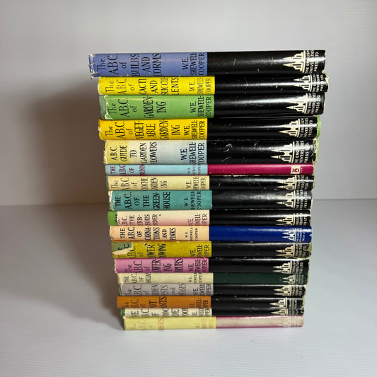 The A.B.C. Gardening Series Book Bundle x 17 - W. E. Shewell-Cooper (Vintage 1949 - 1961) (3060)