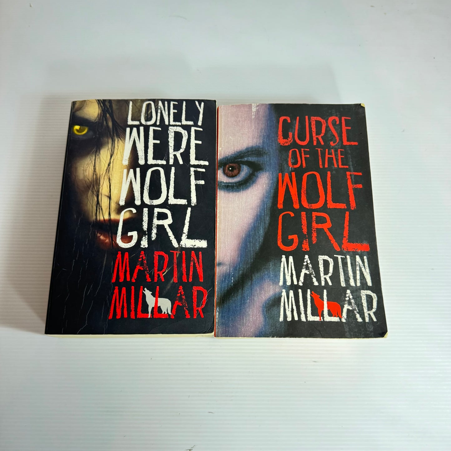 Martine Millar Book Bundle x 2 Books : Lonely Werewolf Girl & Curse Of The Wolf Girl (3126)